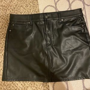 Leather skirt